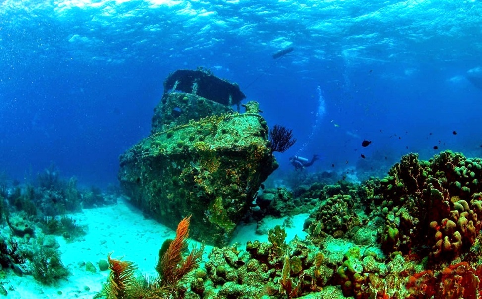 Attractions du remorqueur coulé "Saba" de Curaçao