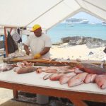 Большой Кайман рынок свежей рыбы
