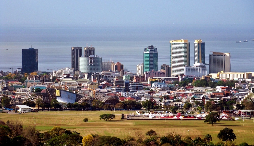 Die Hauptstadt der befreundeten Republik ist die Stadt Port of Spain.