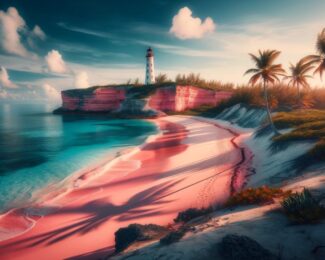 pink sand beaches of the Bahamas